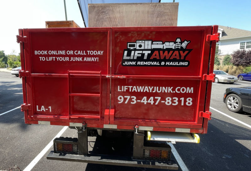Lift Away Junk Removal & Hauling experts at your service with there truck